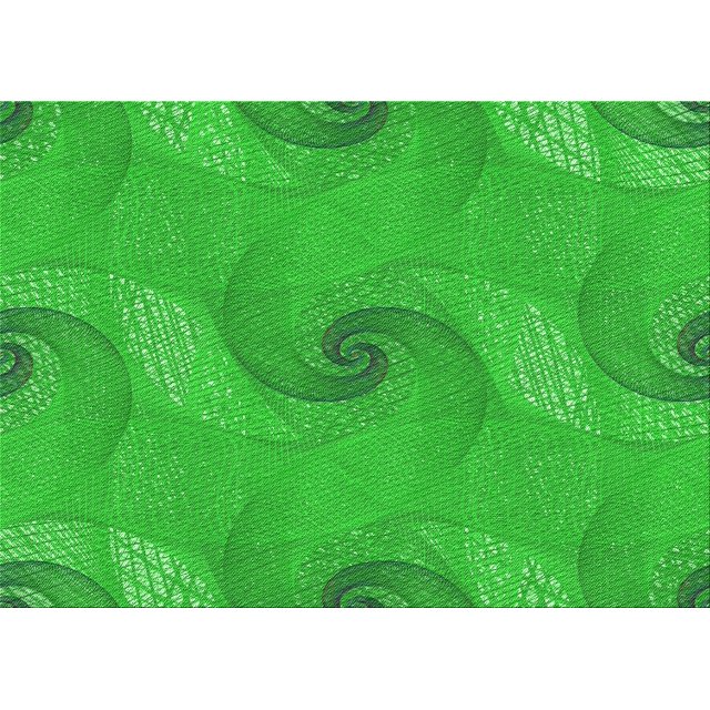 Ahgly Tapis Rectangulaire Lavable en Machine Intérieur Transitionnel Vert Lime, 2 Pieds x 4 Pieds