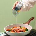 thumbnail image 3 of 2PCS Quantitative Salt Shaker with Holder Each Press 0.5g Clear Seasoning Bottle - D, 3 of 8