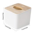 thumbnail image 3 of Living Room Furniture Tissue Box Wood Tissue Box Living Room Dining Room Home Tissue Box Damp And Wear Environmental Plastic Good For Storage Living Room Storage, 3 of 6