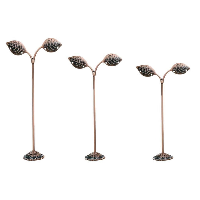 ziyahi 3x Iron T Bar Earring Necklace Jewelry Display Stand Rack Copper-Leave