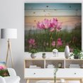thumbnail image 3 of Design Art - Fleurs de Lotus en Fleurs au Coucher du Soleil, 3 of 5