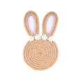thumbnail image 4 of Woven Rope Rabbit Easter Party Placemats Insulation Mats Handmade Woven 4 Piece ., 4 of 6