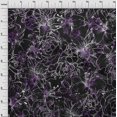 thumbnail image 4 of oneOone Georgette Viscose Purple Fabric Floral Sewing Material Print Fabric By The Yard 42 Inch Wide, 4 of 4