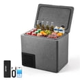 thumbnail image 1 of VEVOR 12 Volt Refrigerator, 21.1 QT/ 20L Car Fridge, Portable Ultra-Light EPP Freezer, APP Control Electric Compressor, 12V/24V DC, 14℉ to 50℉, for Truck Van RV SUV Boat Travel Camping, 1 of 9