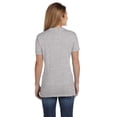 thumbnail image 4 of Hanes Womens Nano-T V-Neck T-Shirt, S, Light Steel, 4 of 4