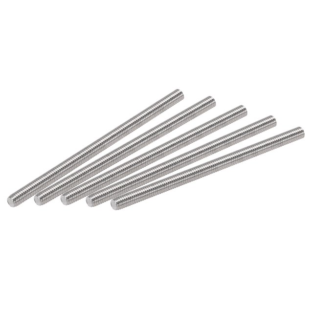 Unique Bargains M3 x 50mm Fully Threaded Rod 304 Stainless Steel Right Hand Threads 15 Pack