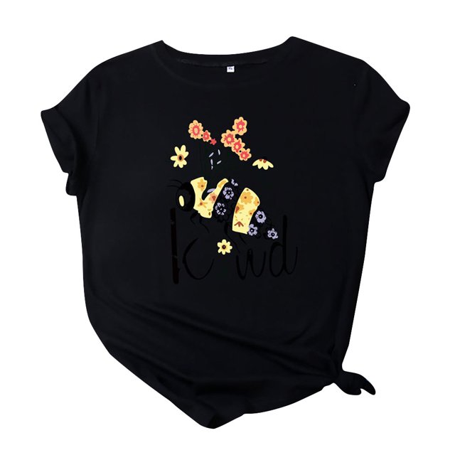 T-Shirts à Manches Courtes pour Femmes T-Shirts Décontractés pour Femmes à Imprimé Graphique Floral T-Shirt à Manches Courtes pour Enseignante Hauts T-Shirts pour Femmes Décontractés