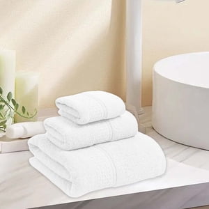 Kctiaxy Bath Towels 3 Pc Shower Towels Bath Bath Sheets for Adults-Highly Absorbent and Towel Set in Three Sizes-Towel Set for Home Use-Suitable for Bathrooms Poo Kitchen Appliances