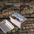 thumbnail image 4 of 7-Piece Durable 1.1L Army Green Storage Organizer Set: Portable Mini Containers with Removable Lids for Camping, BBQ Tools, Seasoning Bottles & Home - Compact Indoor/Outdoor DeskSolution, 4 of 6