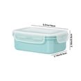 thumbnail image 3 of Ohufall Small Rectangular Airtight Food Storage Containers With Lids Plastic Refrigerator Fresh Keeping Box Kitchen Lunch Box, 3 of 6