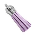 thumbnail image 1 of 28 Pieces Keychain Charms Creative Delicate Keyring Pendant Tassels Simple Handbag Decor Tassel Craft Decoration DIY Accessory Light purple, 1 of 8