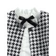 thumbnail image 2 of Faithtur Girls Clothes Set, Black Printed Pattern Cardigan, Shorts and Shirt, 2 of 7