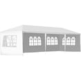 thumbnail image 1 of FDW Tente de Fête Extérieure Robuste 10x30 Pieds, 5 Panneaux Latéraux – Auvent Imperméable pour Mariage, Camping, BBQ, Événements, Plage, Blanc, 1 of 7