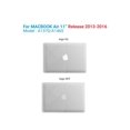 thumbnail image 3 of Compatible avec MacBook Air 11 Pouces Case Model A1370 A1465, Soft Touch Plastic Hard Shell Étui avec Keyboard Étui pour Apple Mac Air 11 Pouces, 3 of 7