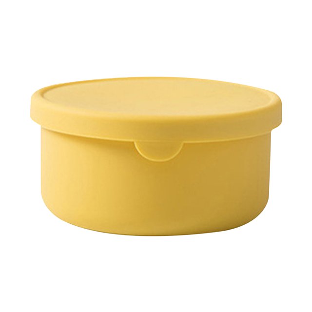 CEHVOM Silicone Lunch Box, Vegetable And Fruit Refrigerator Fresh-keeping Box, Portable And Sealed