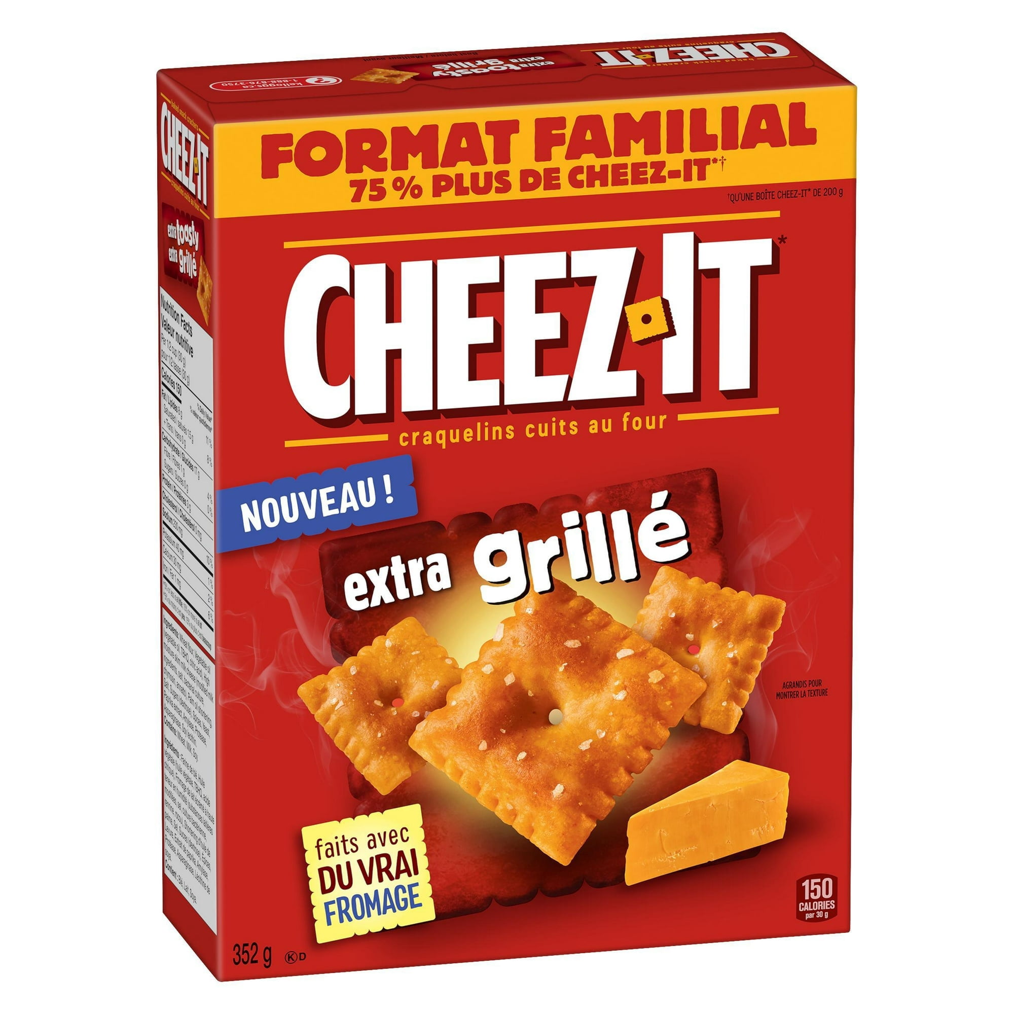 Cheez-It* Baked Snack Crackers Extra Toasty 352 g