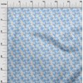thumbnail image 3 of oneOone Viscose Chiffon Light Blue Fabric Abstract Sewing Material Print Fabric By The Yard 42 Inch Wide, 3 of 4