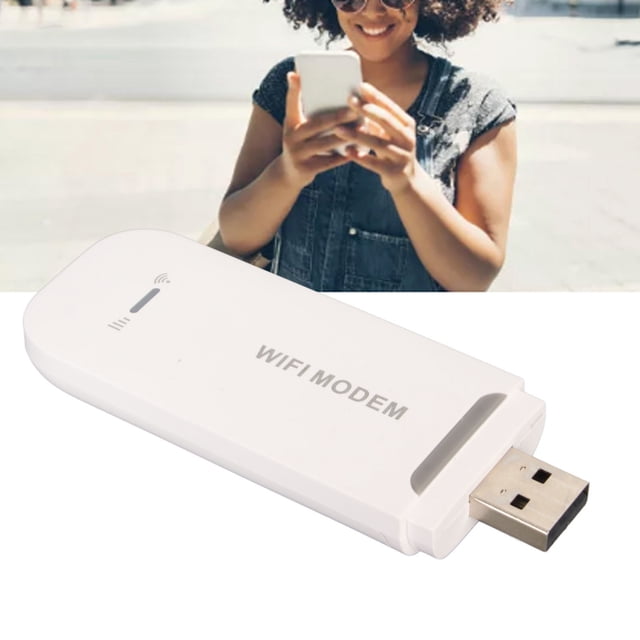 4G LTE USB WiFi Modem, Up to 150Mbps High Speed, 10 Users Share, Plug and Play, Standard SIM Card Slot, Suitable for Asia, Southeast Asia, Africa, Middle East