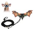 thumbnail image 4 of Bearded Dragon Lizard Leash Harness, Leash Adjustable Leather Lizard Reptiles Harness Leash For Amphibians And Other Small Pet Animals Sugar Glider Harness And Leash Set, 4 of 8