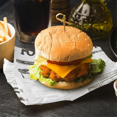 thumbnail image 3 of 100PCS Baking Paper, Bread Paper, Hot Dog Tray Liner with French Fries, Hamburger Sandwich, Absorbent Paper, 3 of 5