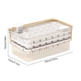 thumbnail image 3 of Yhmxh Home and Kitchen,Kitchen Gadgets Easy Release Ice Cubes Tray With Lid And Bin 3 Pack Ice Cubes Trays For Freezer 84 Pcs Ice Trays For Whiskey Cocktail Tea Coffee Ice Cube, 3 of 6