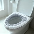 thumbnail image 4 of Winter Toilet Seat Cushion,Thickened Knitted Toilet Cover,Washable Toilet Seat Pad,Soft Toilet Seat Warmer,Elastic Toilet Seat Cover,Cold Weather Toilet Mat,Comfortable Toilet Accessory, 4 of 6