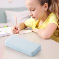 thumbnail image 2 of RXIRUCGD Plastic Pencil Case with Snap Closure, Blue, 2 of 6