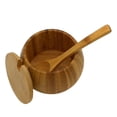 thumbnail image 3 of Bamboo Solid Jar Sugar Bowl, Pepper Seasoning Box with, 3 of 7