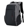 thumbnail image 1 of Eoozwa 15.6 Inch Men's Laptop Backpack USB Charging Business Computer Bag with Large Capacity, Water Resistant Nylon Fabric, Multi Compartment Casual Daypack for Work Travel, 1 of 2