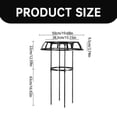 thumbnail image 4 of Tiezhimi Cap Design Plant Rack 25.4 cm Plastic Lattice Support Cage For Climbing Vines, 4 of 9