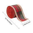 thumbnail image 3 of Lksixu Christmas Decorations Christmas Decor Present Ribbon Rolls Christmas Wired Ribbons Christmas Ribbon Gift Wrapping Ribbon Christmas Crafts Wrapping Decoration Gift Ribbons Xmas Decor for Holiday, 3 of 6