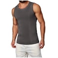 thumbnail image 2 of Styesk Tank Tops Men Men's Solid Color Fashionable Leisure Fitness Sports Slim Tank, 2 of 4