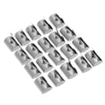 thumbnail image 4 of 20 Pcs/Set Half Round Nut, Easy To Use 20 Pcs/Set Shrapnel Nut Block, DIY Fastener Supplies For Industrial Hardware Fastening Hardware Industrial Accessories, 4 of 8