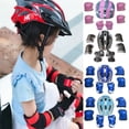 thumbnail image 2 of Ensemble de 7 Pcs pour Tout-Petits Filles Garçons, Casque de Protection Genouillères Coudières Protège-Poignets pour Cyclisme Patin Vélo, 2 of 6