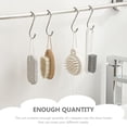 thumbnail image 3 of 4 Pcs Crochet par-Dessus la Porte Double Crochets pour Serviettes de Douche Organisateur Porte-Serviettes Support Accessoire, 3 of 7