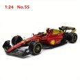 thumbnail image 1 of Burago 1:24 2023 F1-75 75th Anniversary #16 And #55 Model Cars Formula Car Static, 1 of 5