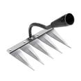 thumbnail image 2 of koolsoo 2 Pcs Herse Râteau de Désherbage Robuste pour Pelouse, Nivellement, Ameublissement du Sol pour le Travail 5 Dents Laiton 5 Dents, 2 of 9