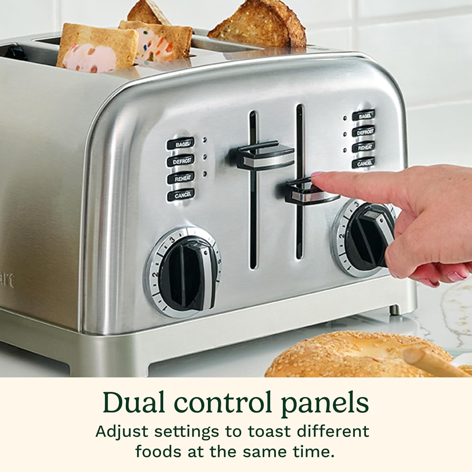 Grille-pain Métal classique 4-tranches Cuisinart