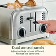 thumbnail image 3 of Grille-pain Métal classique 4-tranches Cuisinart, 3 of 7
