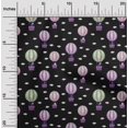 thumbnail image 2 of oneOone Rayon Black Fabric Circus Craft Projects Decor Fabric Printed By The Yard 56 Inch Wide-aB, 2 of 5