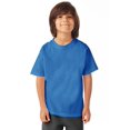 thumbnail image 1 of Hanes T-Shirt à Col Rond à Manches Courtes ComfortWash pour Garçons, TG, Bleu Ciel d'Été, 1 of 1
