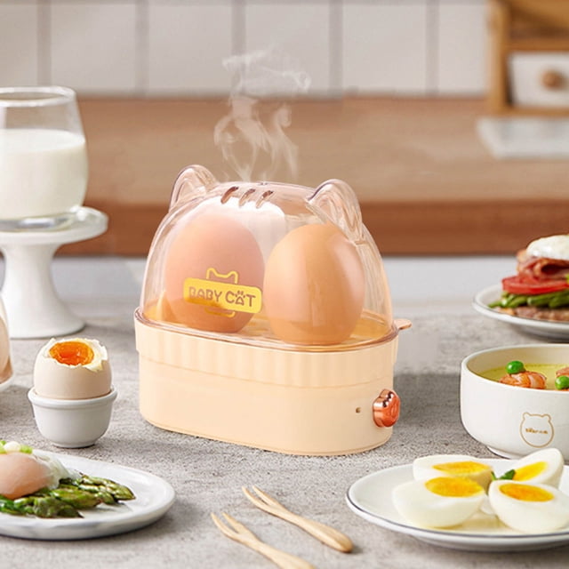 TIMIFIS Egg Cooker Automatic Power-Off of Eggs Steam Engine Home Dormitory Breakfast Machine Eggs Cooker and Eggs Steam Engine Kitchen Gadgets