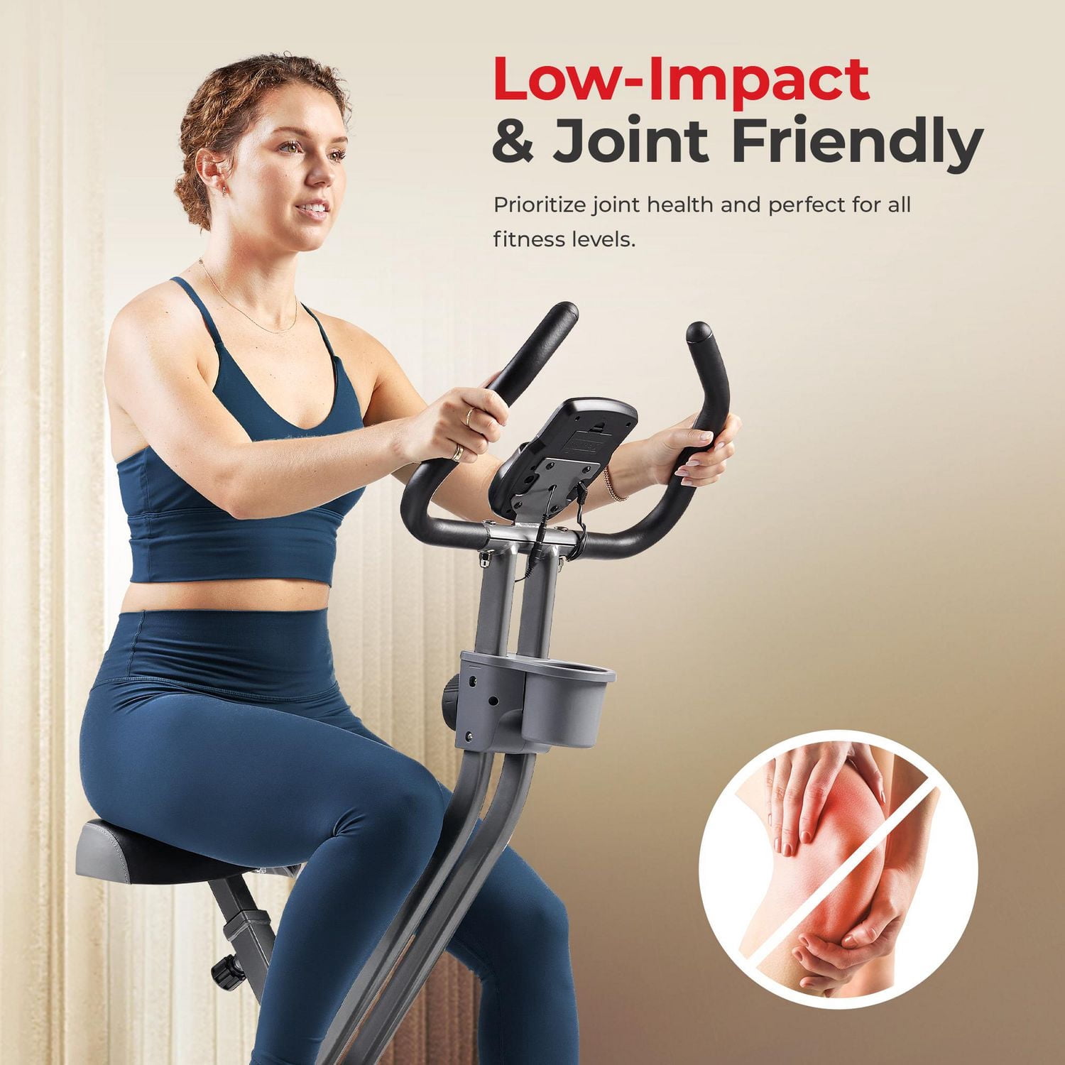 Sunny Health & Fitness Foldable Magnetic X-Bike Pro - SF-B223011