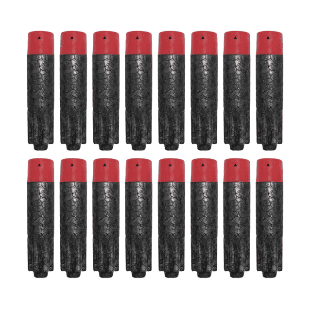 SUTENGDA 80Pcs Bullets for Nerf Game-Optimized Refill Darts for Nerf Guns Customizable Dart Accessories Impact-Absorbing EVA Toy Guns Gray