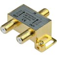 thumbnail image 1 of 110013 Premium 2-Way Coax Cable Splitter F-Type Screw for Video VCR Cable TV Antenna (110013), 1 of 2
