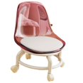 thumbnail image 4 of GROWTH TANK Low Rolling Stool Rolling Seat Cleaning Stool Chair for Kitchen Home Fitness Pink, 4 of 9