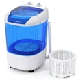 thumbnail image 1 of Costway Portable Washing Machine 5.5 lbs Mini Top Load Washer with Removable Spin-Dry Tub Blue, 1 of 10