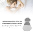thumbnail image 4 of Memory Foam Lumbar Support Pillow, Back Support Pillow for Lower Back Pain Relief, Lumbar Pillow Memory Foam Waist Support Cushion Back Pillow for Sleeping Driving Resting, 4 of 7