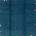 thumbnail image 1 of Ahgly Company Tapis d'Intérieur Carrés Abstraits Vert Sarcelle Abstraits pour Aire, 5 Pieds Carré, 1 of 6