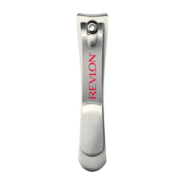 Revlon Revlon® Coupe-Ongles Polyvalent en Acier Inoxydable avec Lames Tranchantes et Profilées et Poussoir de Cuticules Intégré, Doté d'Un Attrape-Ongles pour un Soin Sans Dégâts et une Coupe des Ongles Précise.